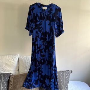 Short-Sleeved Anthropologie Maxi Dress